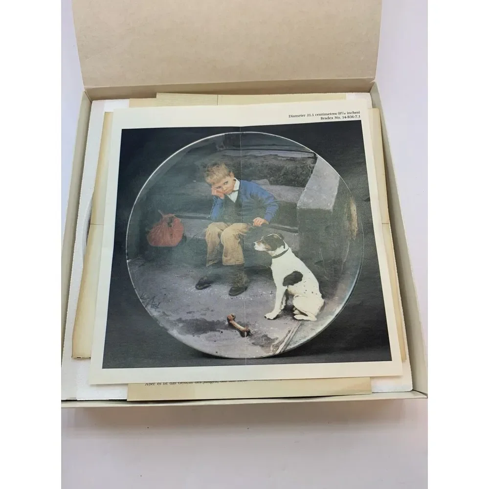 1984 Hjemme er Bedst Home is Best Bing & Grondahl Collector‎ Plate w/Box